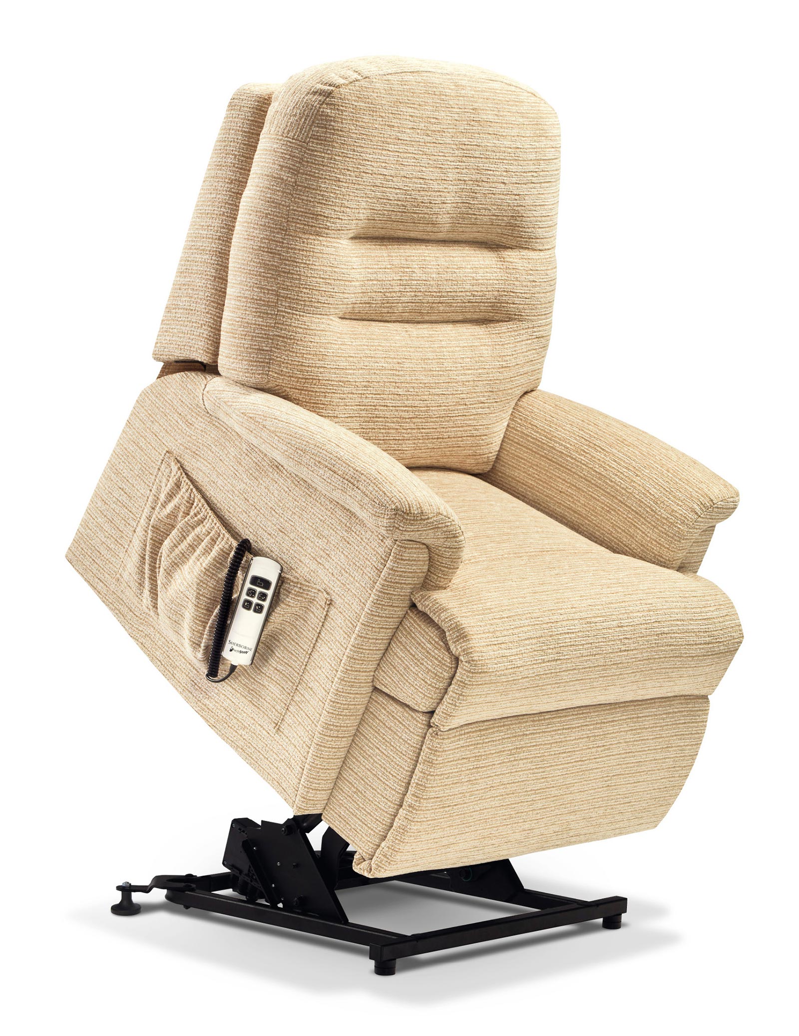 1272_Keswick_Pet_Riser_Tusc_Oyst Beige reclining mobility chair